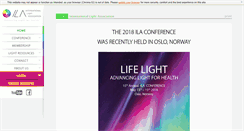 Desktop Screenshot of international-light-association.org