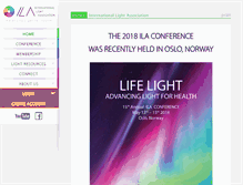 Tablet Screenshot of international-light-association.org